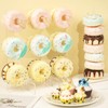 ULENDIS 3 Pack Acrylic Donut Wall Display Stand, Clear Reusable