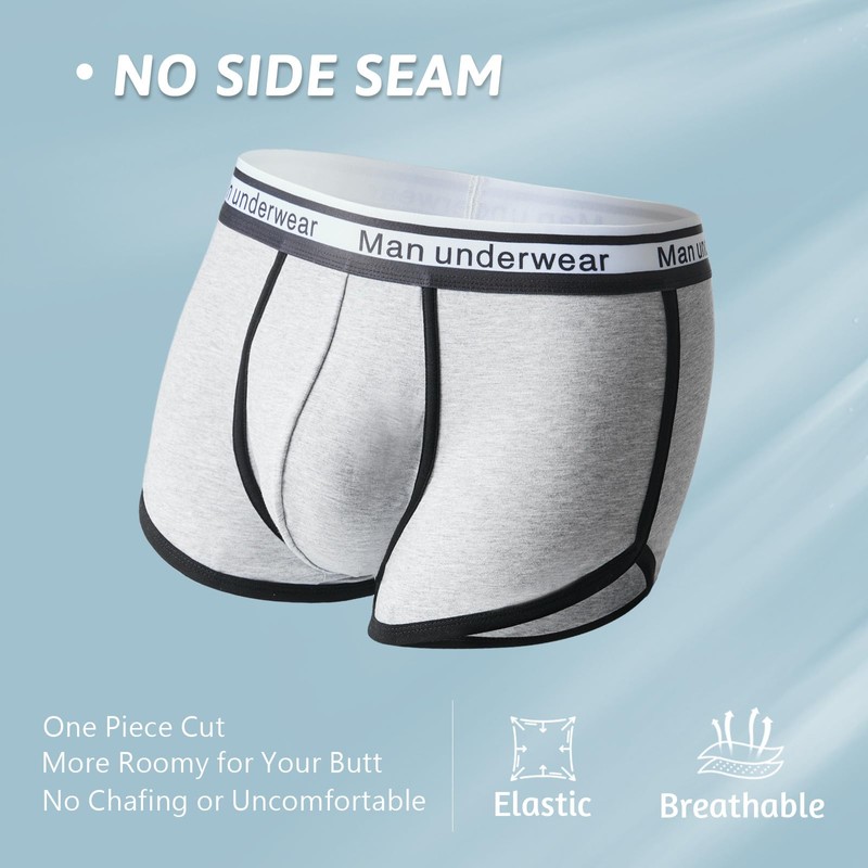 CINVIK Men's Boxer Briefs Performance Underwear Mens Cotton Boxer Briefs