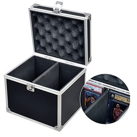 Cosrogo Attache Case, Card Loader, Aluminum Case, Large Capacity PSA Storage Case, Holds 20 Magnetic Loaders, Compatible with PSA/BGS (20 x 17 x 19)