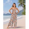 YESNO Casual Wide Leg Jumpsuits for Women Boho Floral Pleated
