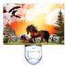 Gotham Decor Horse and Foal at Sunset Decorative Night Light