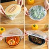300 Pcs Reusable Elastic Food Covers –Stretchable Bowl & Plate