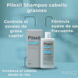 Pilexil Shampoo Anti Caspa Grasa 300ml                                                                                                                