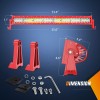 Nilight LED Light Bar 33Inch Triple Row Spot Flood Combo