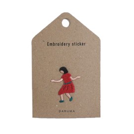 Daruma Embroidery Stickers Seals Embroidery & Sewing Parts 01-8680 (3 Amy)