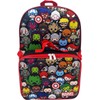 Ruz Kawaii Avengers 16" Backpack With Detachable Lunch Box
