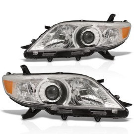 AJP Distributors Projector Headlights Bumper Lamps Signal Lights Assembly Pair Compatible/Replacement For Sienna XL30 2011 2012 2013 2014 2015 2016 2017 2018 2019 2020 11 12 13 14 15 16 17 18 19 20