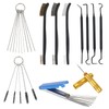 Tcipreay Carburetor Cleaning Kit 3 Double Head Brush 23 Needles