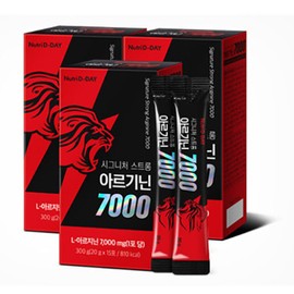 Nutri D Day Signature Strong Arginine 7000 15 packs 3 / 뉴트리디데이 시그니처 스트롱 아르기닌 7000 15포 3개