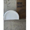 Gable Vent Half-Round Gable Vent WHITE 32”x20” Premium Exterior Wall