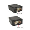 SPRODIO Single Stereo to Dual Mono Audio Converter Mono Out，RCA