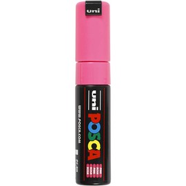Posca PC8K 8mm Chisel Tip Marker, Pink