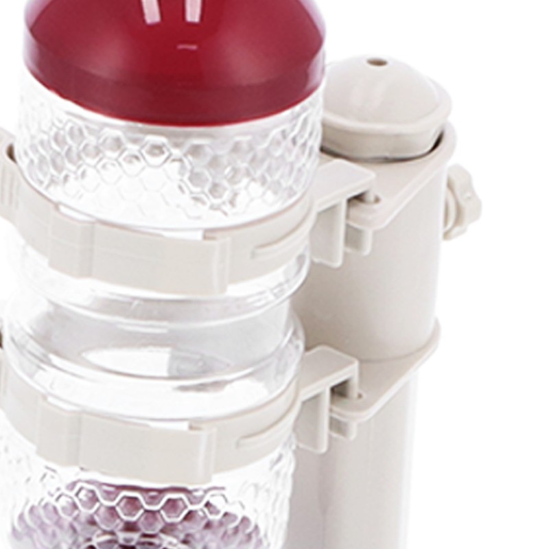 Pet Lift Drinking Fountain Food Automatic Feeding Dog Water Dispenser