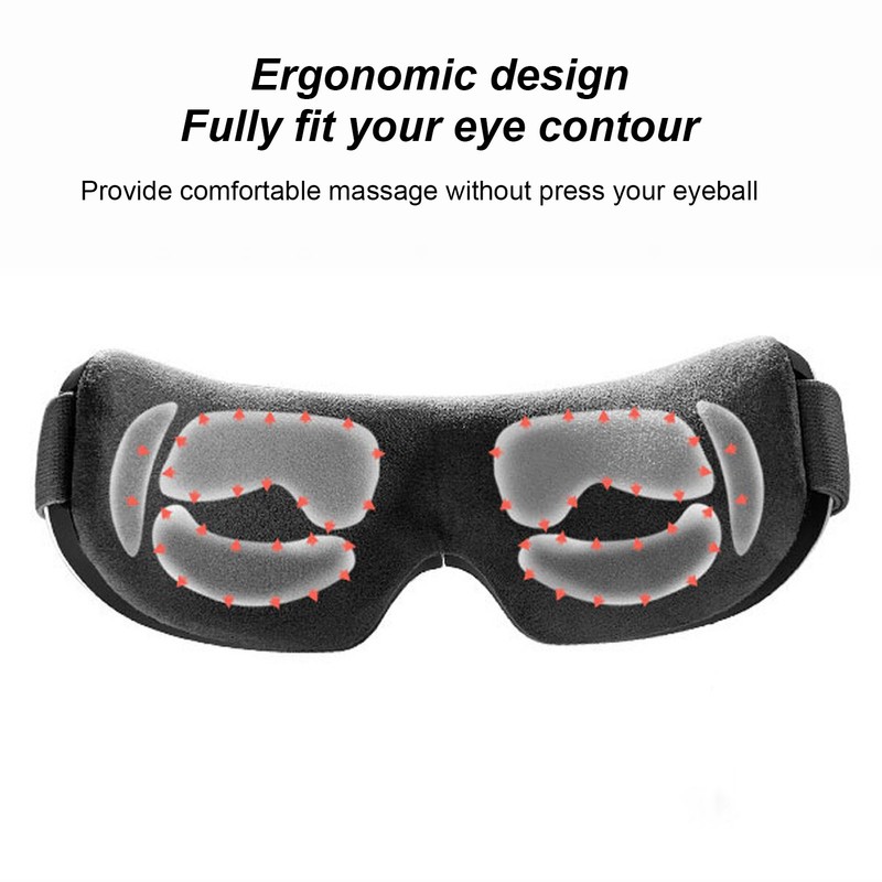 Electric Eye Massager Gas Bag Hot Compress Relieve Fatigue Eye
