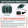 29V LED Power Supply, Christmas Tree Plug Adapter, IP44 Waterproof