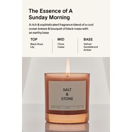 Vela de rosa negra y vetiver