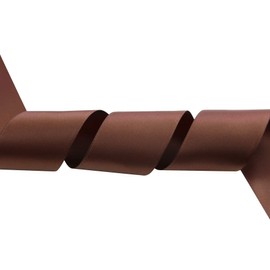 ITIsparkle 11/2" Inch Double Faced Satin Ribbon 25 Yards-Roll Set For Gift Wrapping Party Favor Hair Braids Hair Bow Baby Shower Decoration Floral Arrangement Craft Supplies, Brown Ribbon