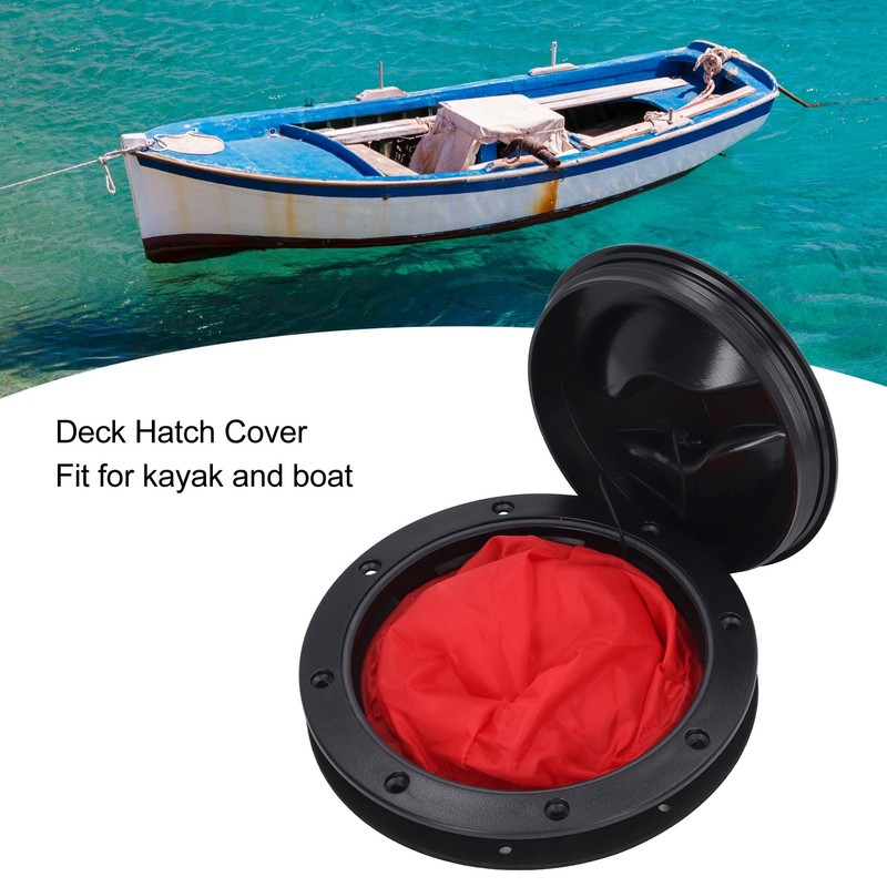 Deck Hatch Kit Deck Plate Cover with Storage Bag Waterproof