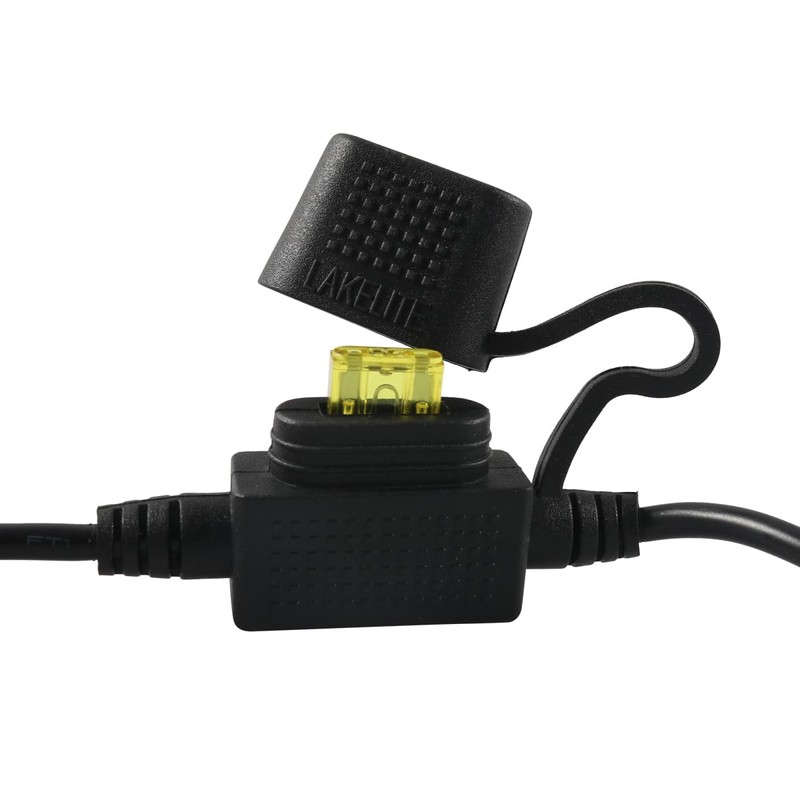 Edinstry 14AWG SAE to Alligator Clip Battery Charger Extension Cable