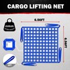 Cargo Lifting Net 4400LBS, 6.56'x6.56' Safety Lifting Net Straps for