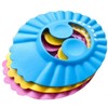 Baby Shampoo Cap with Earmuffs for Shower Bubble Shampoo Cap with Ear Protection - Blue 5ea
