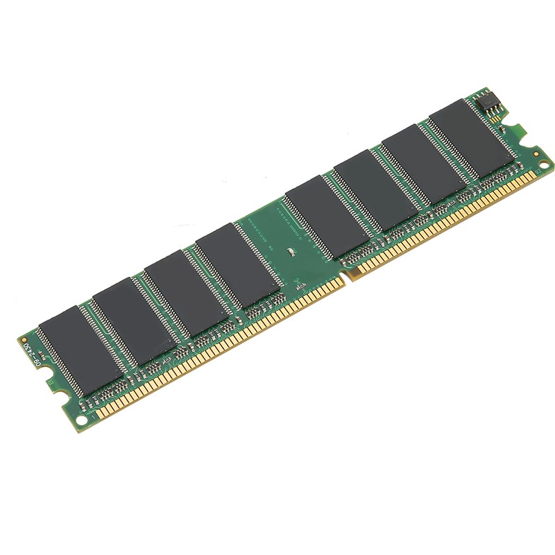 2Pcs Memory Module Desktop Computer Double‑Sided 16‑Grain DDR 1GB 400MHZ