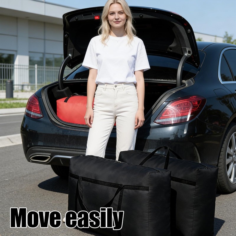 GIEEU 2 Pack 125L Extra Large Storage Bags, Heavy Duty
