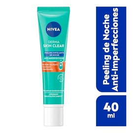 NIVEA Derma Skin Clear Peeling Exfoliante de Noche Anti-imperfecciones (40 ml)