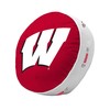 Logo Brands Wisconsin Badgers Puff Pillow, Red