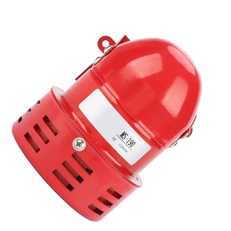 120DB Red Mini Metal Motor Alarm Industrial Sound Electrical Guard