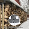 MOFEEZ Outdoor Firewood Log Storage Rack 2x4 Bracket Kit, Fireplace