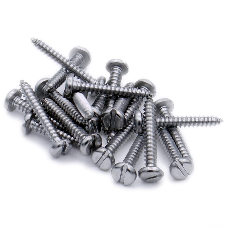 No.14 x 0.625 (6.3mm x 16mm) Slot Pan Self-Tapping Screw