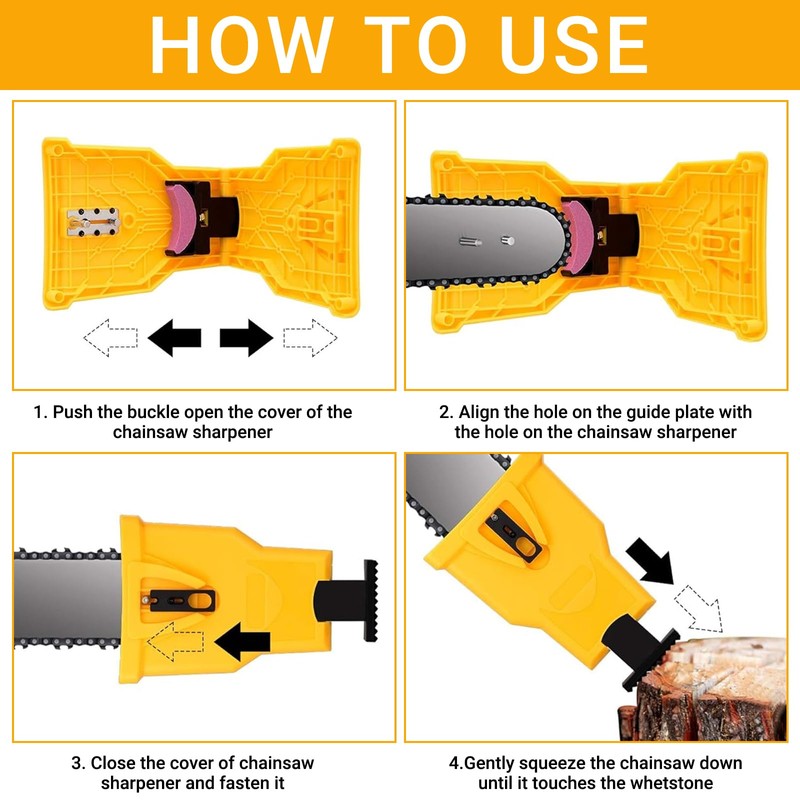 Manual Chain Sharpener, Chainsaw Sharpener, Professional Saw Chain Sharpener, Chainsaw