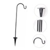 Kisangel Outdoor Shepherd Hook, Garden Hook for Planter, 700mm Stake