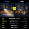 Kolpop Solar Security Lights, 3 Modes Solar Lights Outdoor, Waterproof