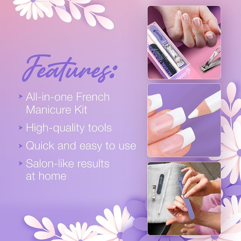 Flowery Natural French Mani Kit