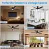 Autoday Ceiling Fans with Lights, 52 Inch Low Profile Ceiling
