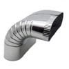 HVAC Premium Vertical Oval Elbow | Vertical Elbow Transition |