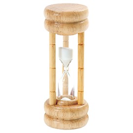Norpro Three Minute Wood Timer, 4 Inch, Cream