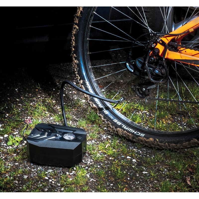 Maypole 12V Analogue Compact Portable Air Compressor, Up to 150PSI,