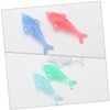 Healvian 5pcs Dolphin Shape Nail Cleaning Brush Fingernail Scrub for