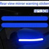 Pack of 12 Anti-Collision Reflectors - Warning Reflective Stickers for