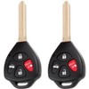 OCPTY Replacement 2Pcs Key Fob Shells Case for Toyota 4Runner