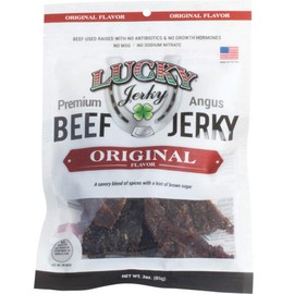 Lucky Beef Jerky Original Slab, 3 oz