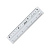 6 inch / 15 cm Anti-Slip Aluminum Ruler- Pack of