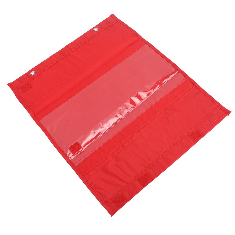 Magnetic Pocket Chart 5 Rows Transparent Schedule Pocket Chart for