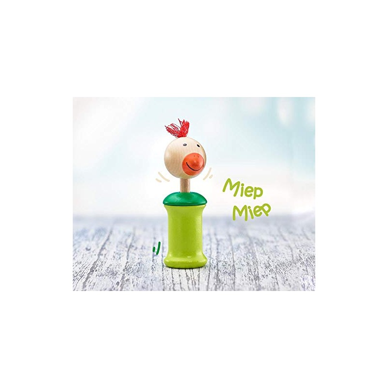 Selecta 61058 Kiri Bird Grab Toy with Squeaker, 13 cm