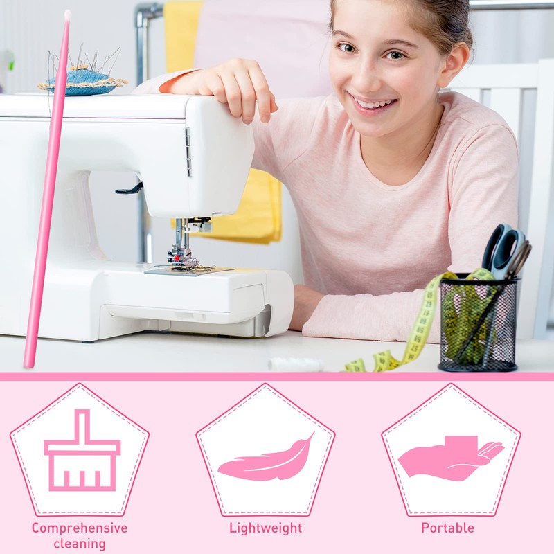 Cindeer 200 Pieces Sewing Machine Cleaning Brushes Disposable Clean Swabs