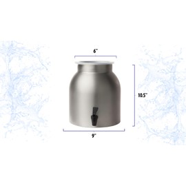 New Wave Enviro Stainless Steel Water Dispenser, 2.2-Gallon(single)