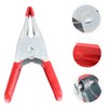Tofficu 10pcs Carbon Steel Tent Clamps Strong Alligator Clips for